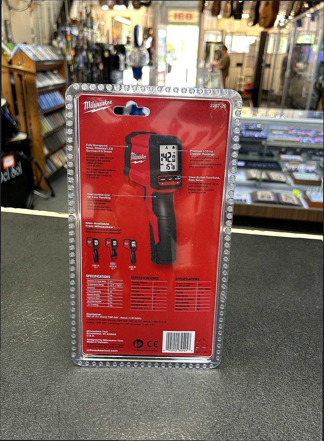 Milwaukee 2267-20 10:1 Infrared TEMP-GUN™ – New Sealed in Package