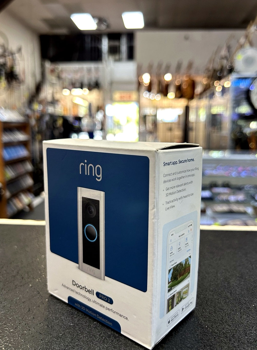Ring Video Doorbell Pro 2 Satin Nickel 1536p HD+ 3D Motion Hardwired NEW SEALED