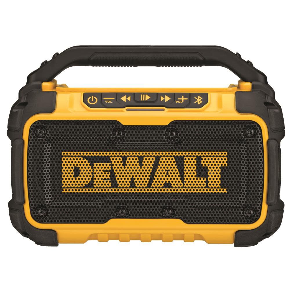 DEWALT DCR010D1 20V MAX Bluetooth Jobsite Speaker Kit 2Ah Battery Charger
