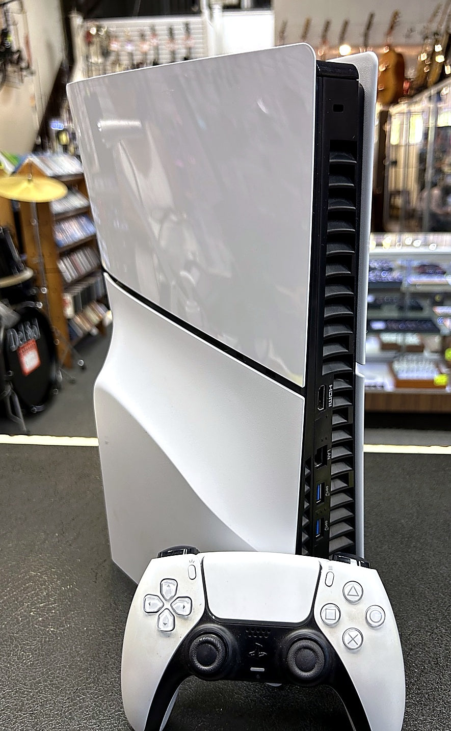 Sony PlayStation 5 PS5 Slim Disc Edition Console 1TB White w/ DualSense Controller