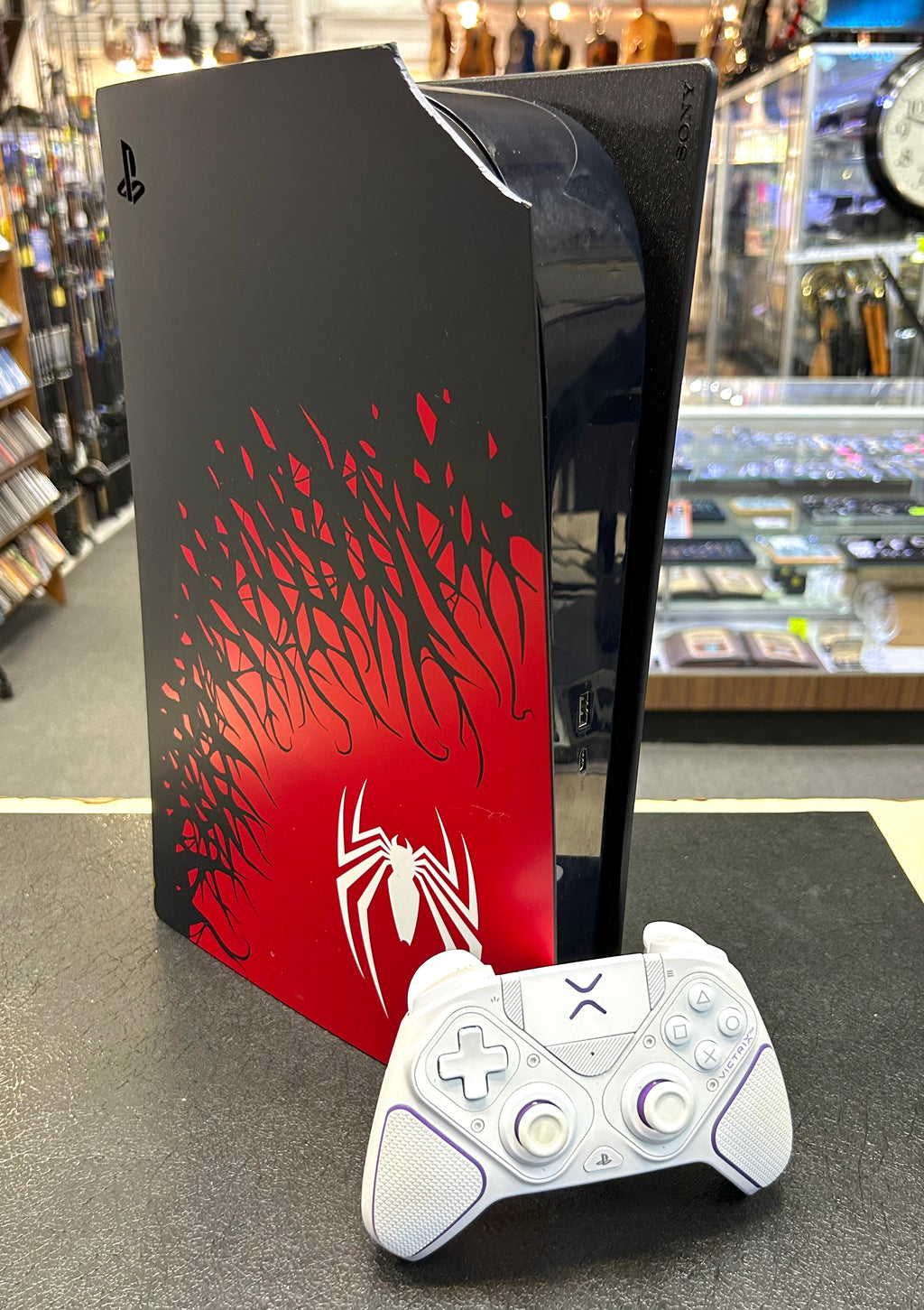 Sony PS5 Disc Edition Console Marvel Spider-Man + Victrix Pro BFG