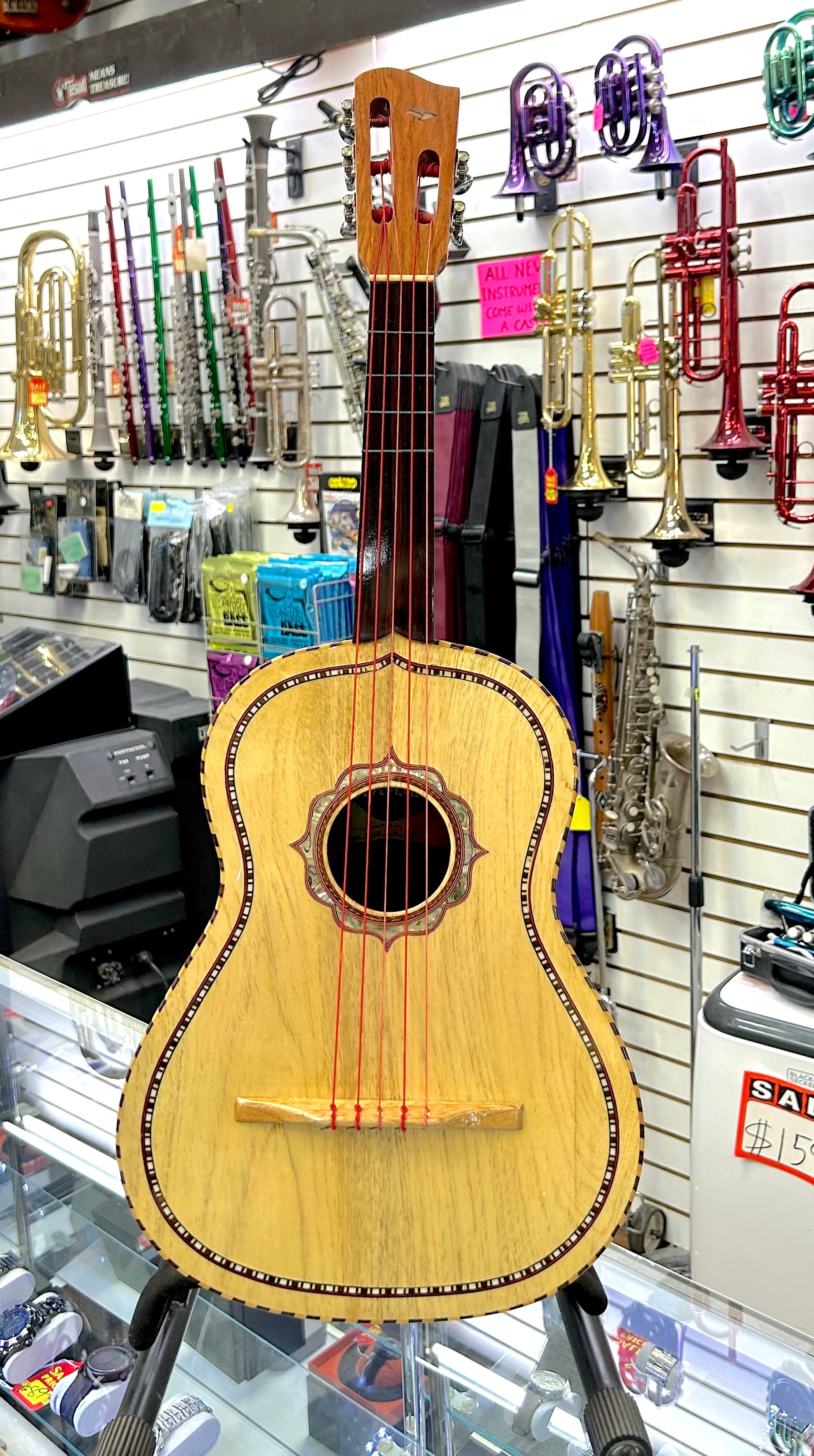 Traditional Serenata Vihuela Accoustic Guitar - Handcrafted in Mexico