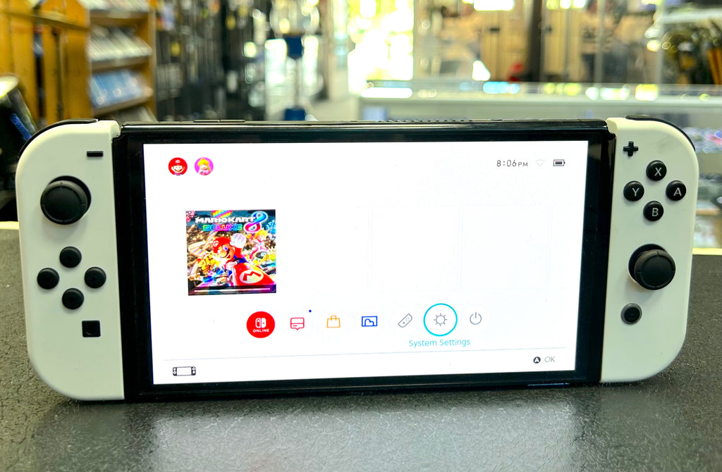 Nintendo Switch OLED 64GB White Console Complete w/ Dock Joy-Cons Case