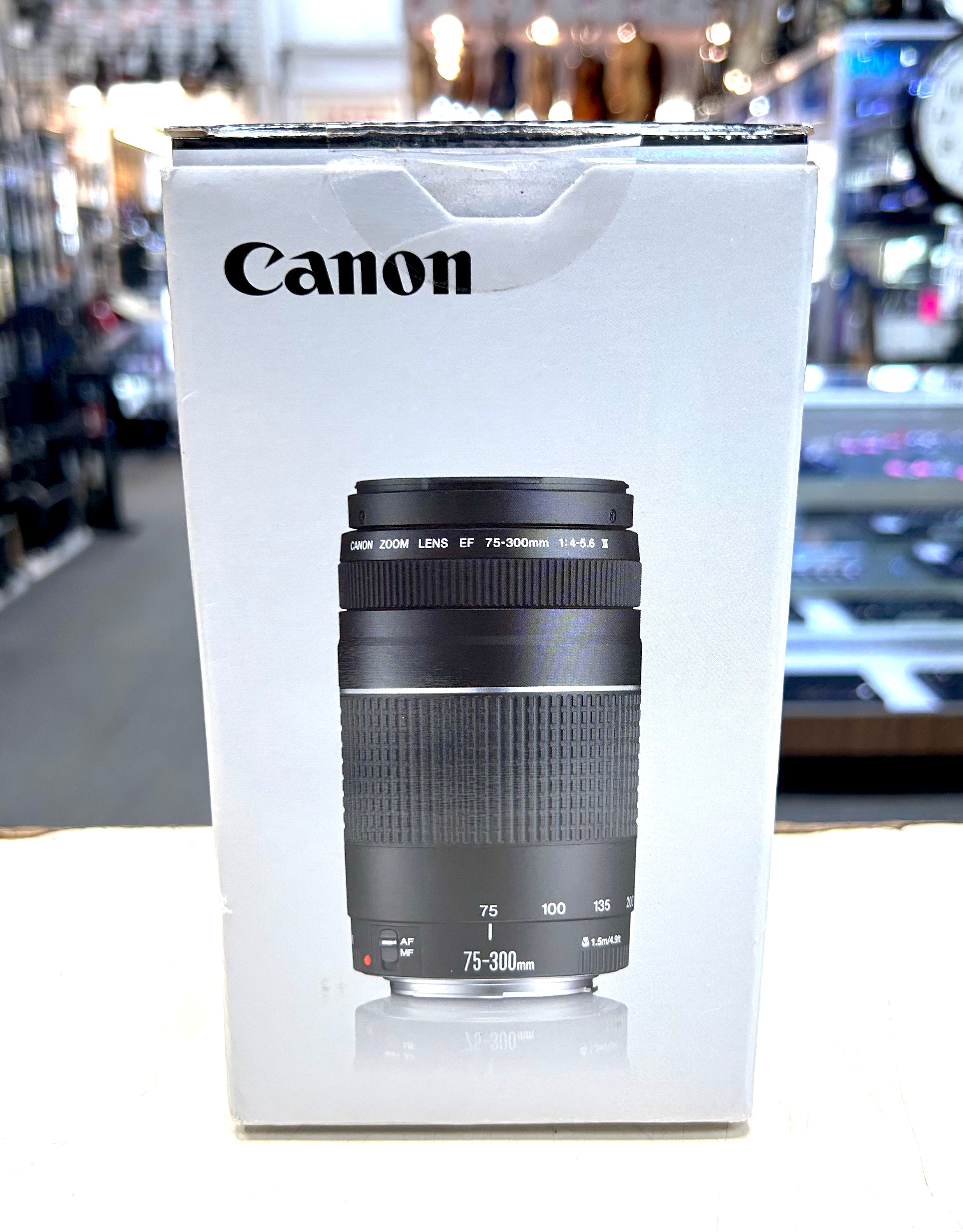 Canon EF 75–300mm f/4–5.6 III Telephoto Zoom Lens | Like New | Original Box