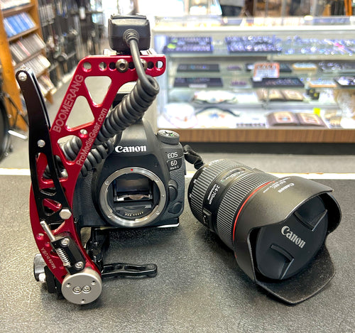 Canon EOS 6D Mark II Full Frame DSLR Camera Kit + EF 24-70mm f/4L IS USM Lens + 600EX-RT Flash