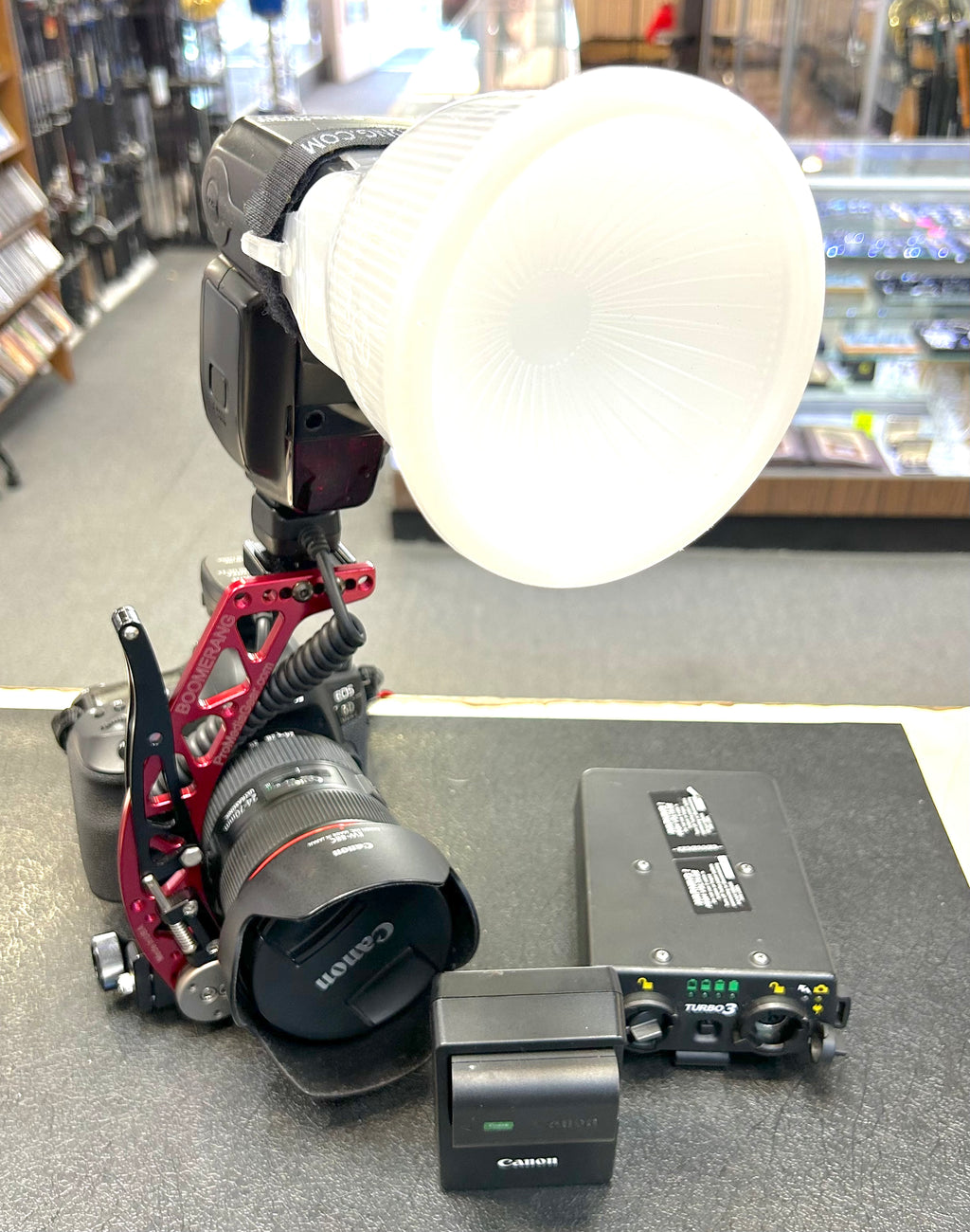 Canon EOS 6D Mark II Full Frame DSLR Camera Kit + EF 24-70mm f/4L IS USM Lens + 600EX-RT Flash
