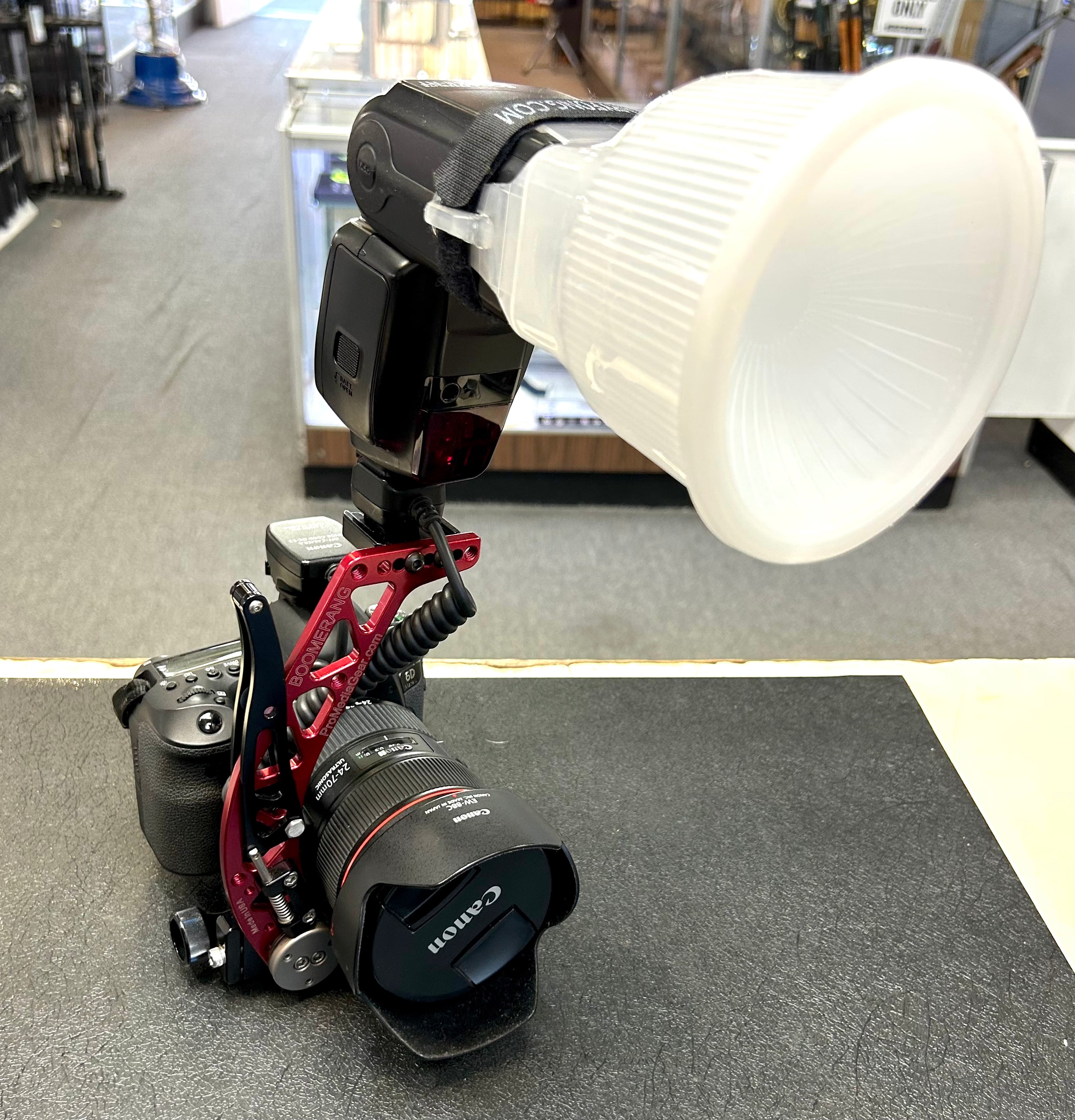 Canon EOS 6D Mark II Full Frame DSLR Camera Kit + EF 24-70mm f/4L IS USM Lens + 600EX-RT Flash