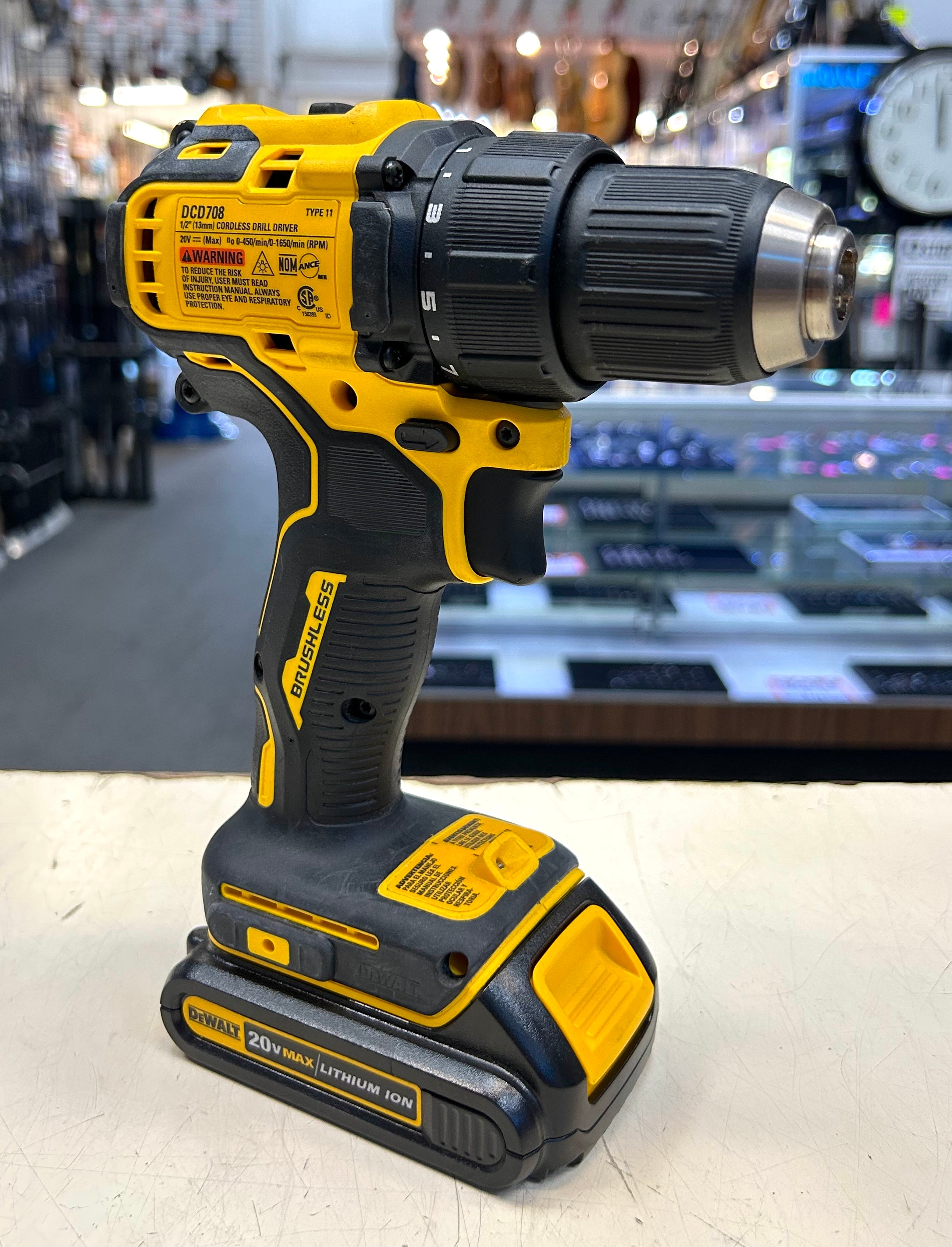 DeWalt 20V MAX Compact Brushless Drill/Driver – Includes Battery