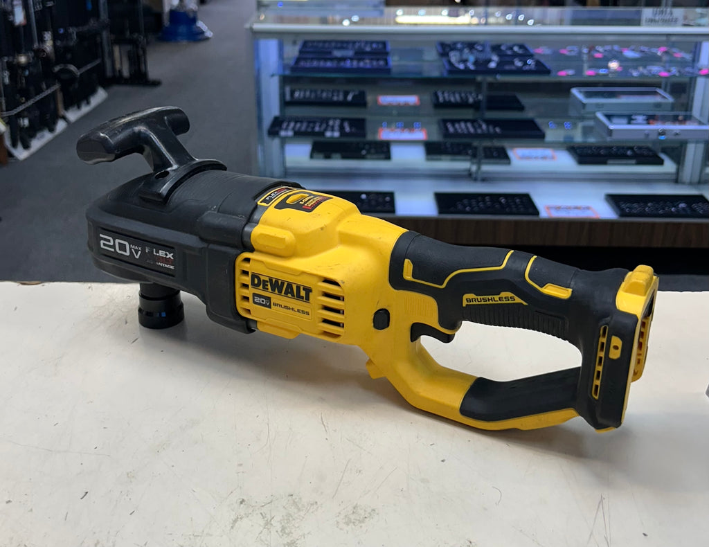 DeWalt 7/16” Quick Release Right Angle Stud & Joist Drill - Missing Side Handle