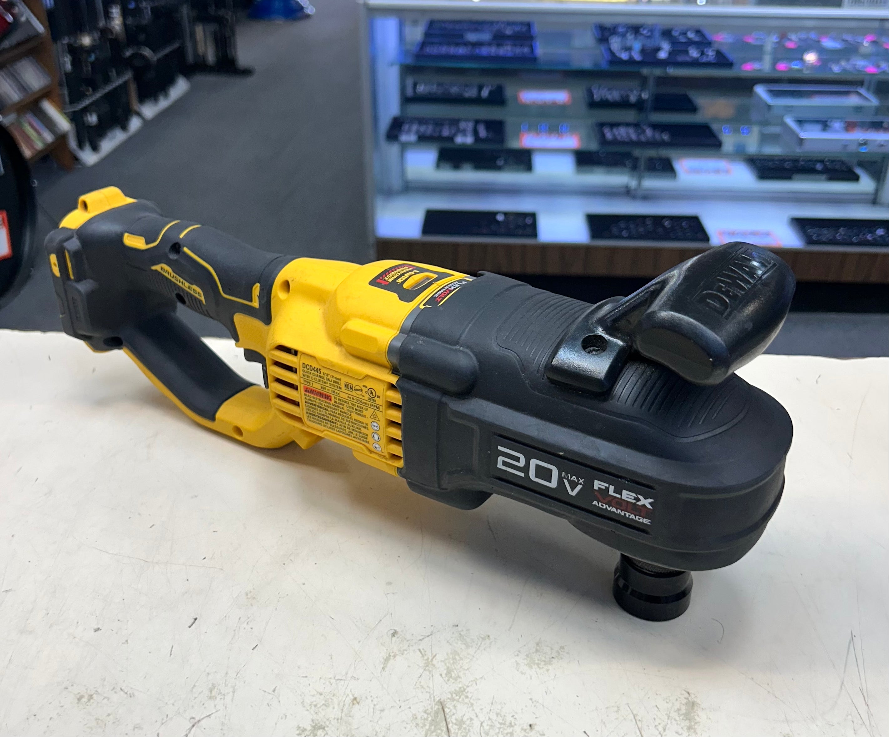 DeWalt 7/16” Quick Release Right Angle Stud & Joist Drill - Missing Side Handle