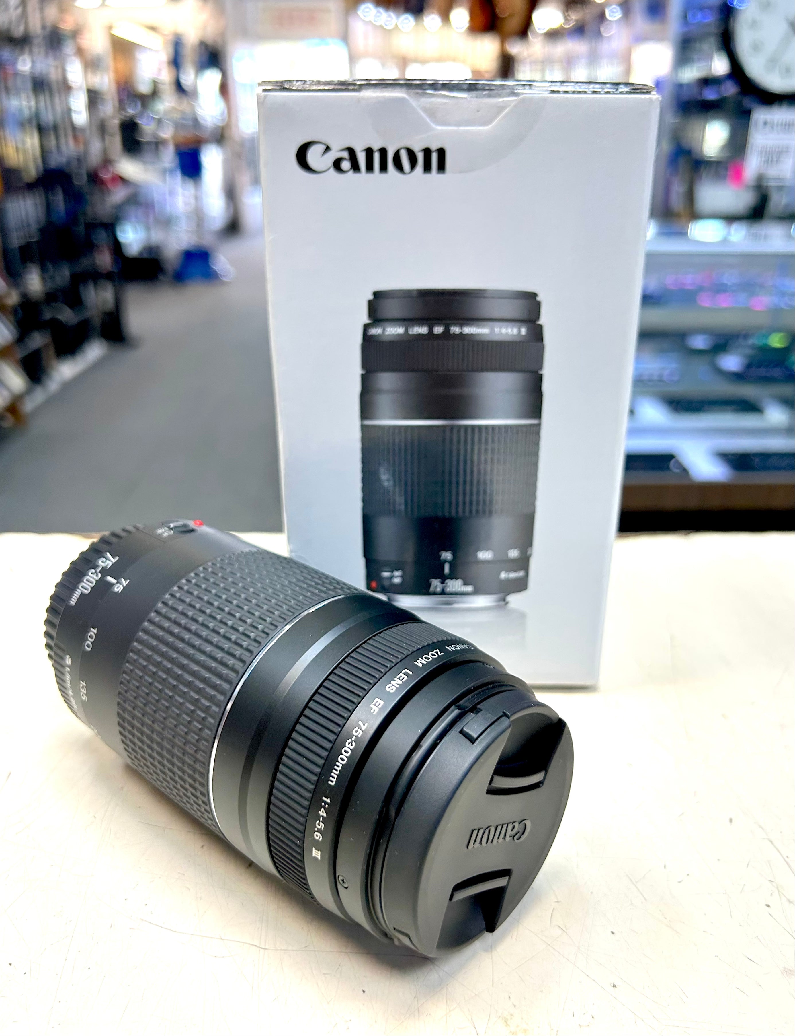Canon EF 75–300mm f/4–5.6 III Telephoto Zoom Lens | Like New | Original Box
