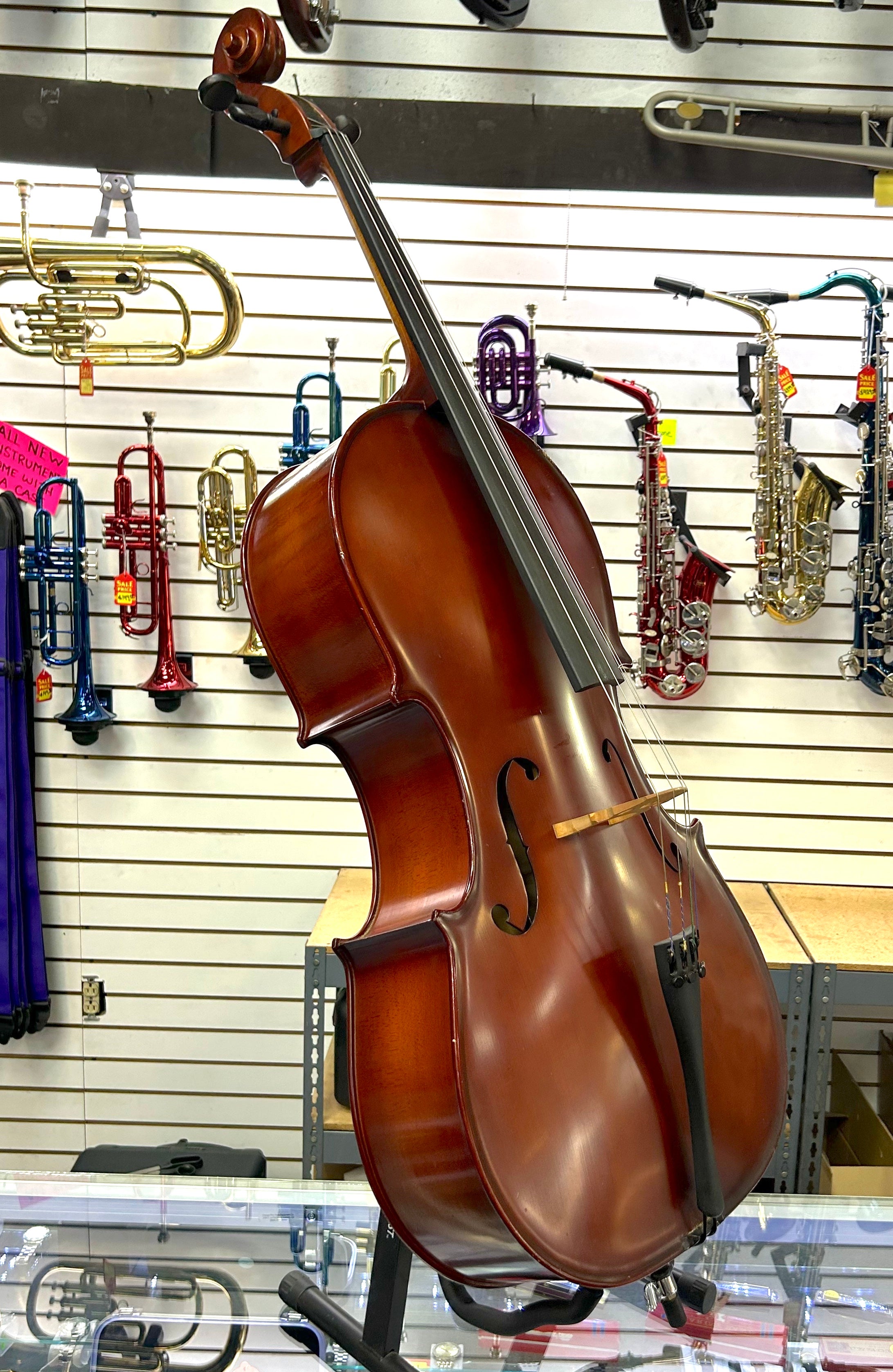 Hans Kroger Full-Size 4/4 Cello with Case