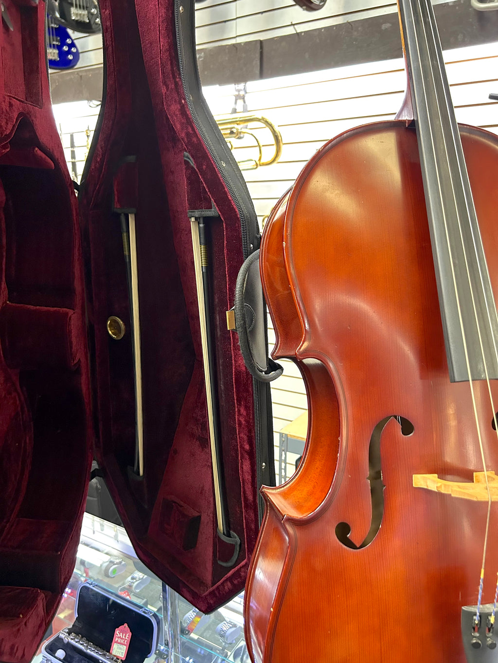 Hans Kroger Full-Size 4/4 Cello with Case