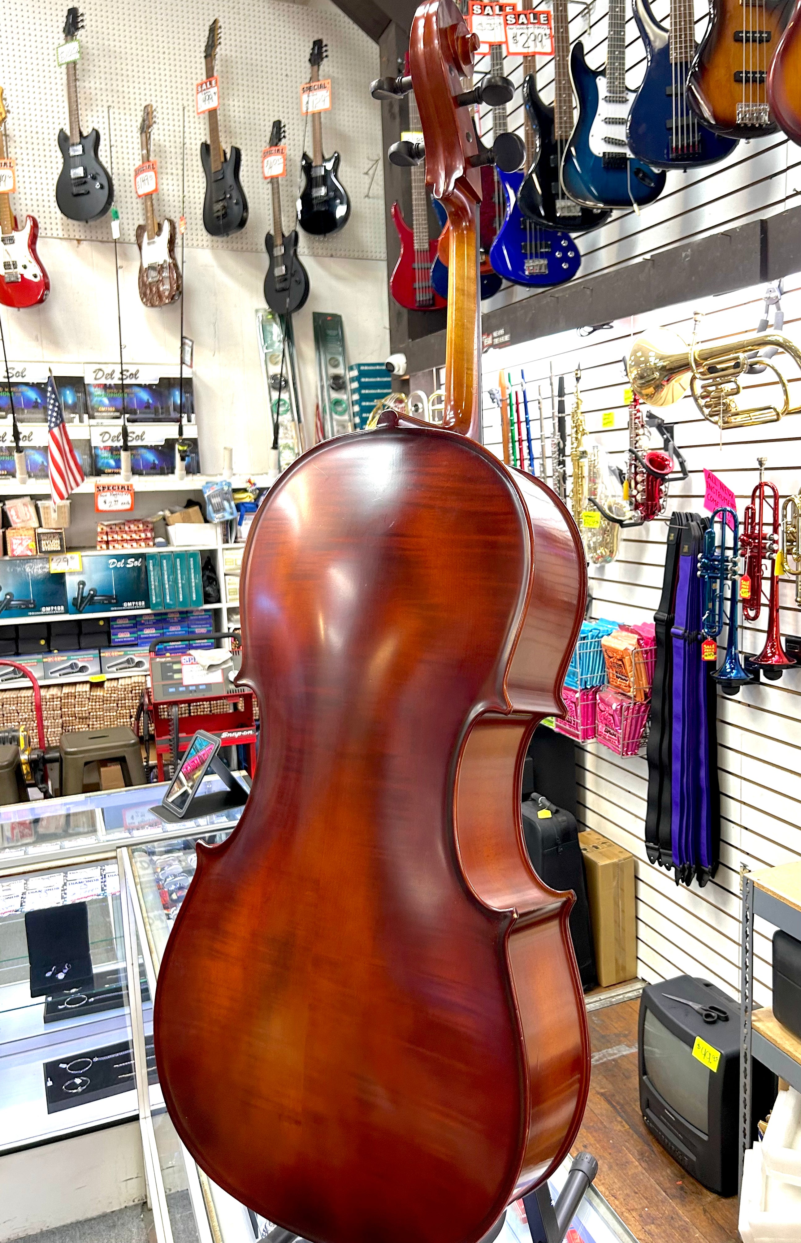 Hans Kroger Full-Size 4/4 Cello with Case