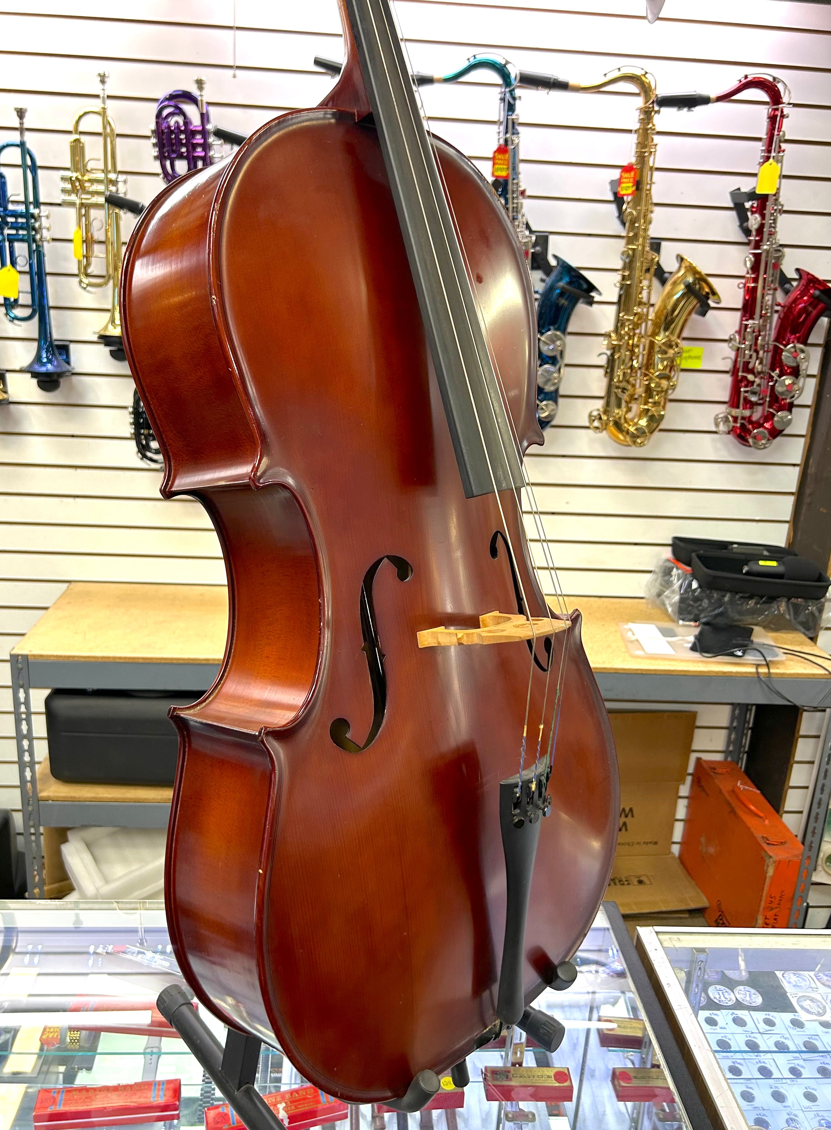Hans Kroger Full-Size 4/4 Cello with Case