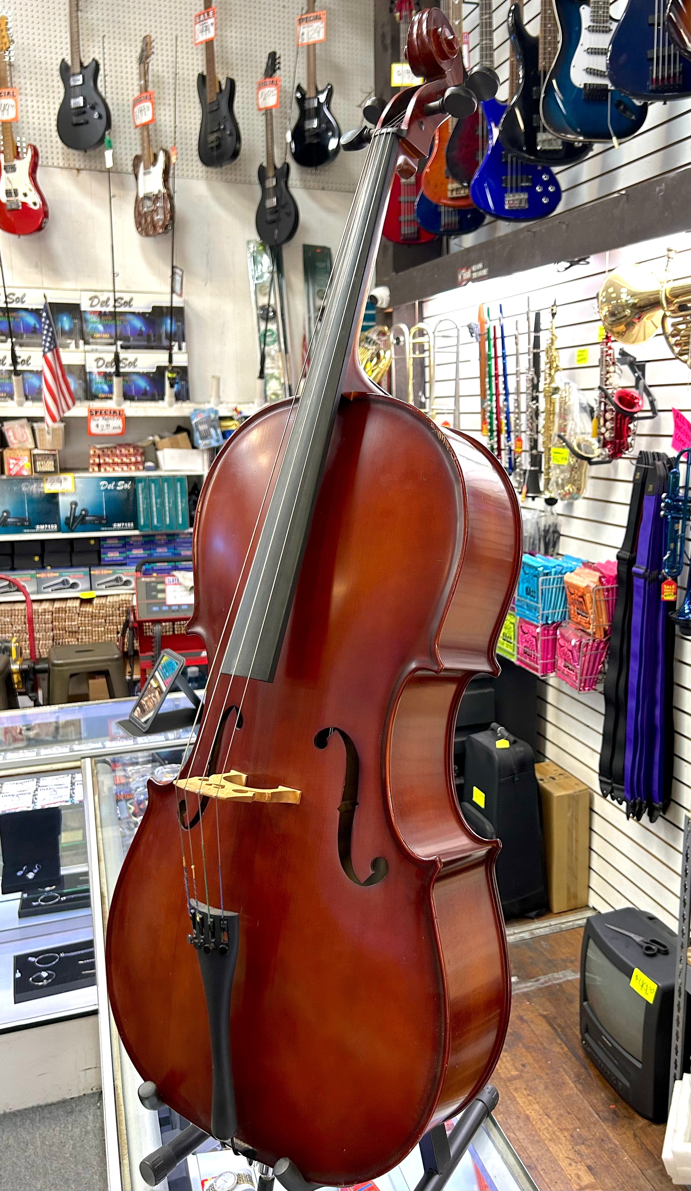 Hans Kroger Full-Size 4/4 Cello with Case