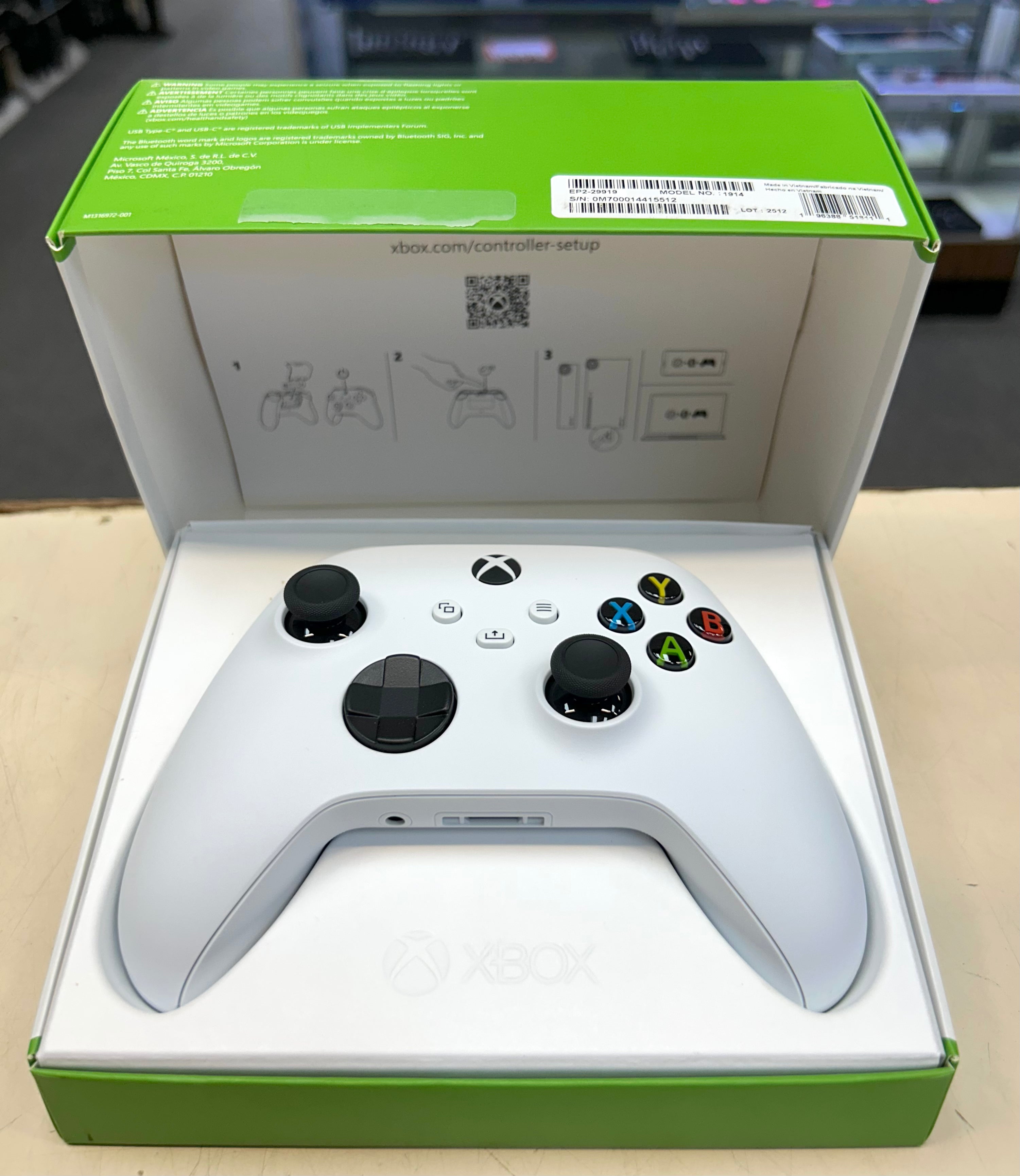 Microsoft XBOX Robot White Wireless Controller