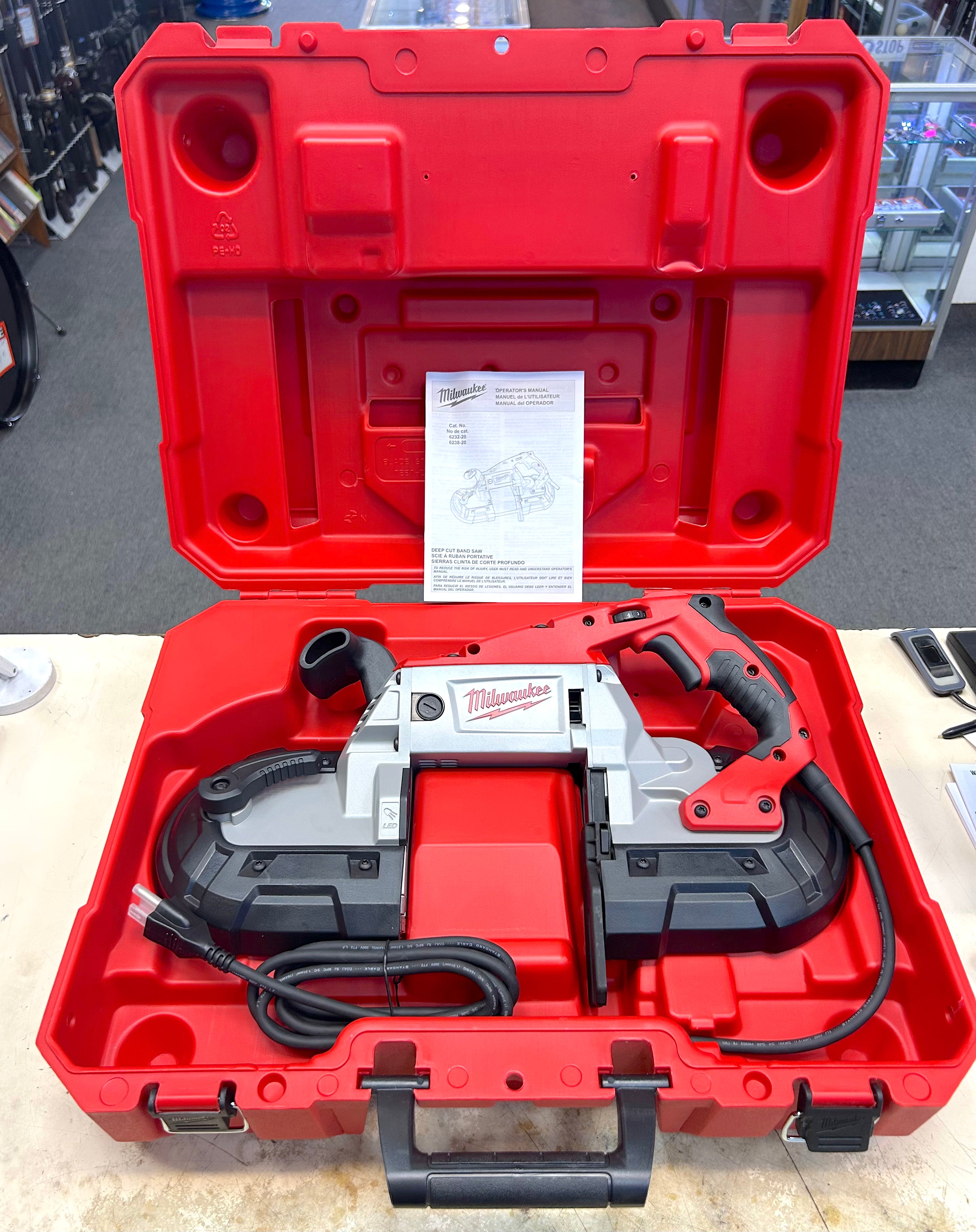 Milwaukee 6232-21 Deep Cut Variable Speed Band Saw – in Original Packaging