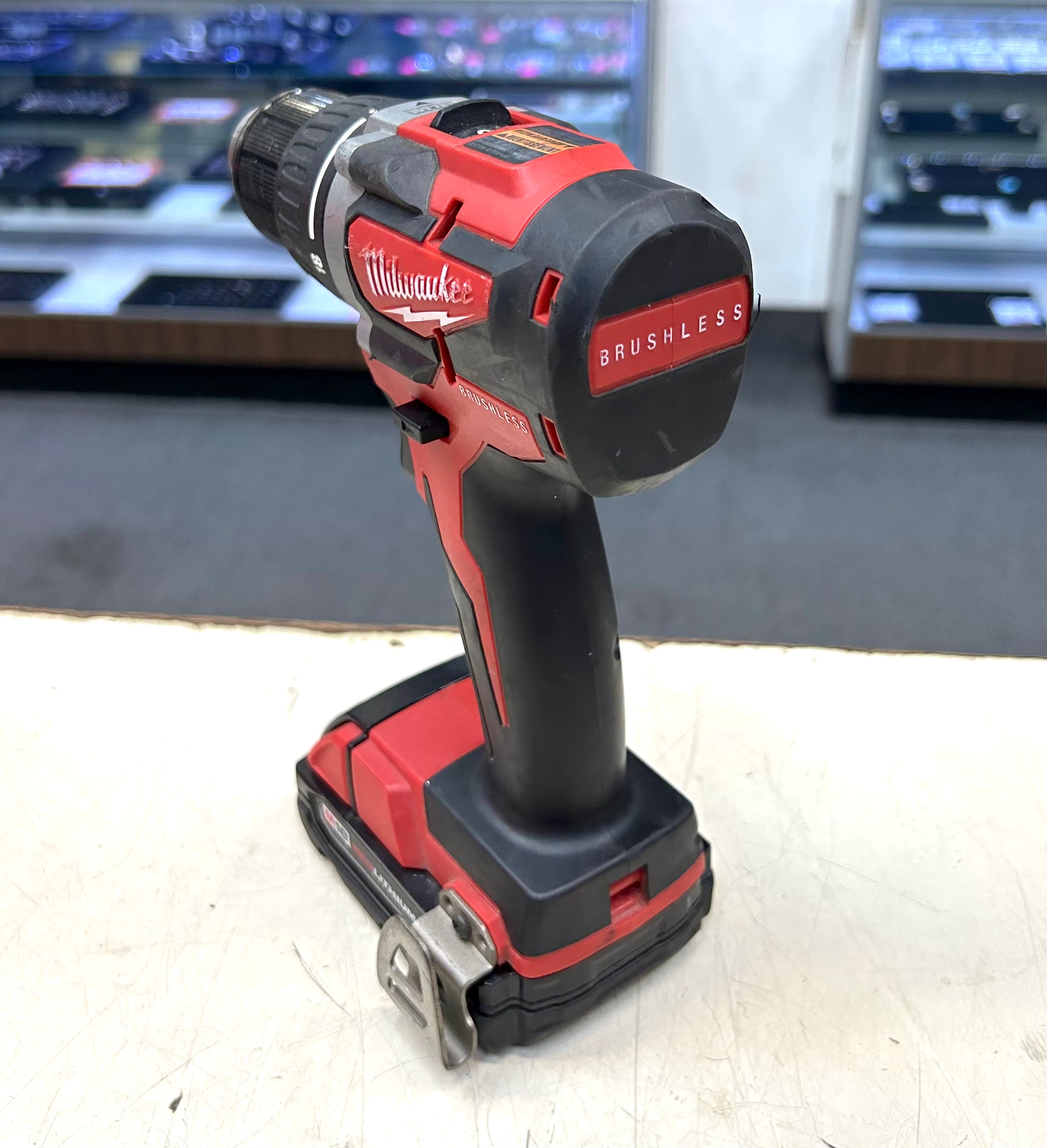 Milwaukee M18 1/2” Compact Drill/Driver with Battery & Charger – Tested, Working