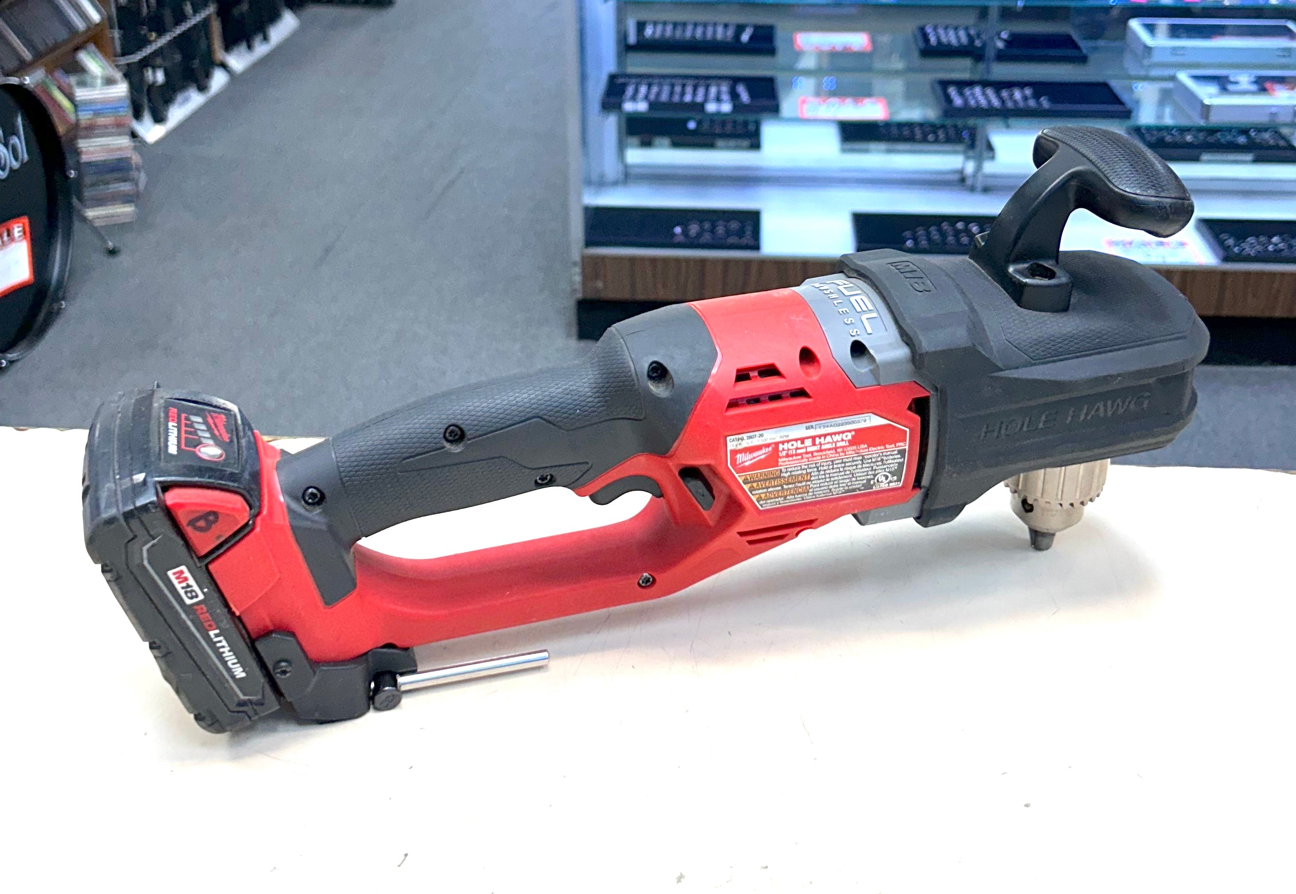 Milwaukee M18 FUEL 1/2” Right Angle Drill with Battery – Pre-Owned, Tested