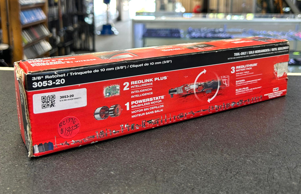 Milwaukee M12 FUEL 3/8” High Speed Ratchet 3053-20 Brushless Tool Only