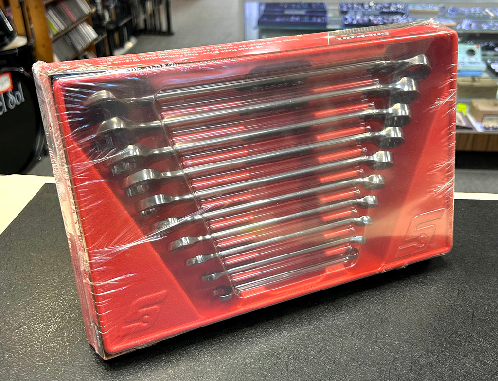 Snap-on SOEX710 10-Piece SAE Flank Drive Plus Combination Wrench Set