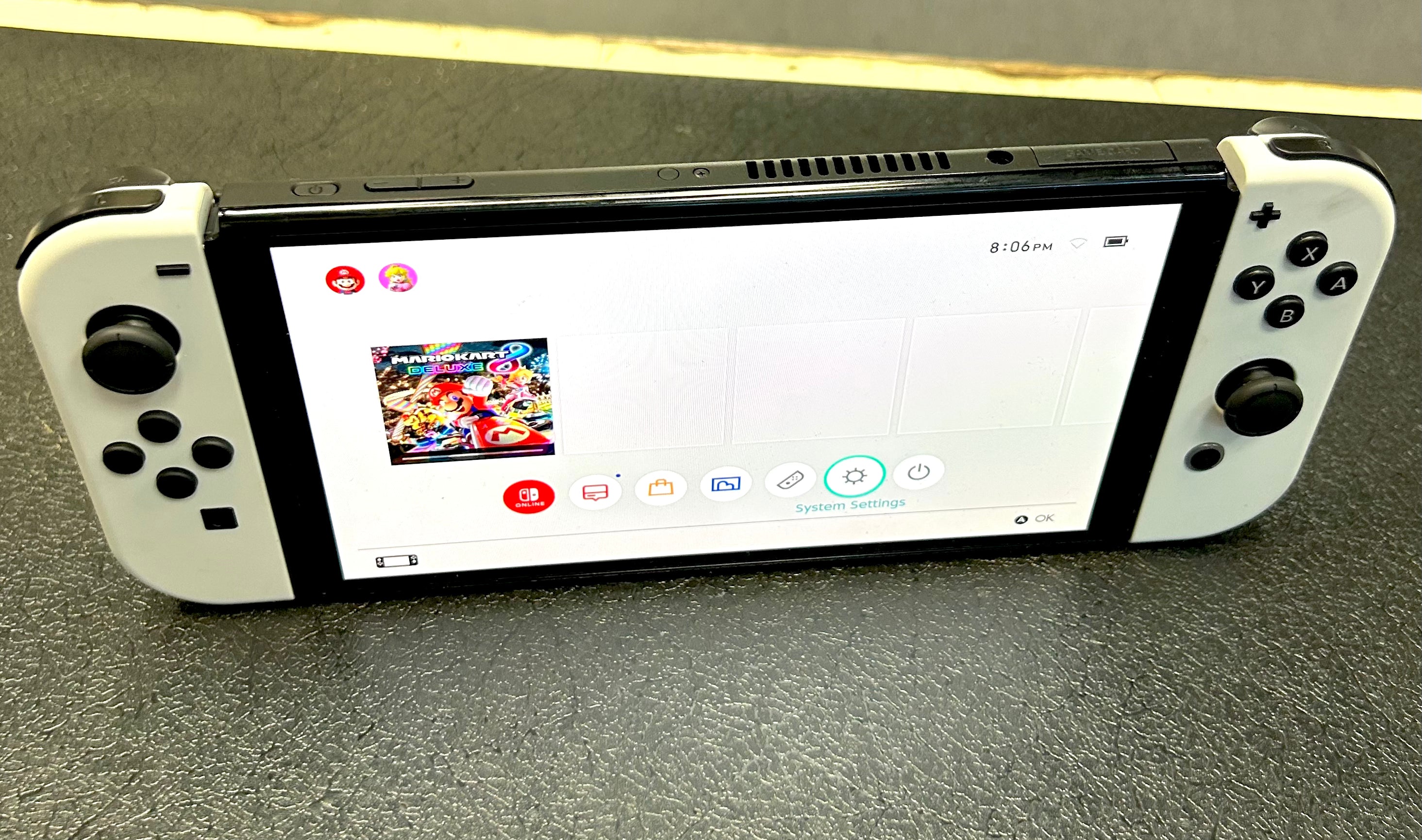 Nintendo Switch OLED 64GB White Console Complete w/ Dock Joy-Cons Case