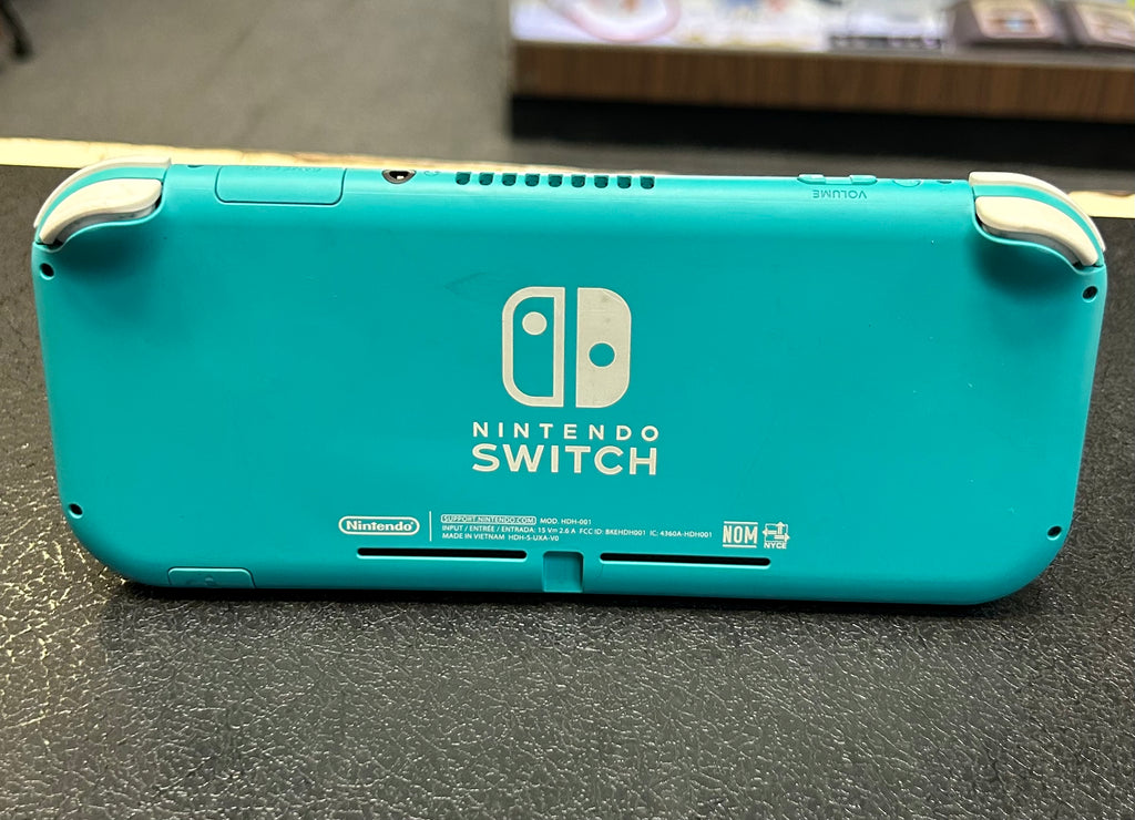 Nintendo Switch Lite Turquoise 32GB Handheld Console w/ OEM Charger & Carry Case