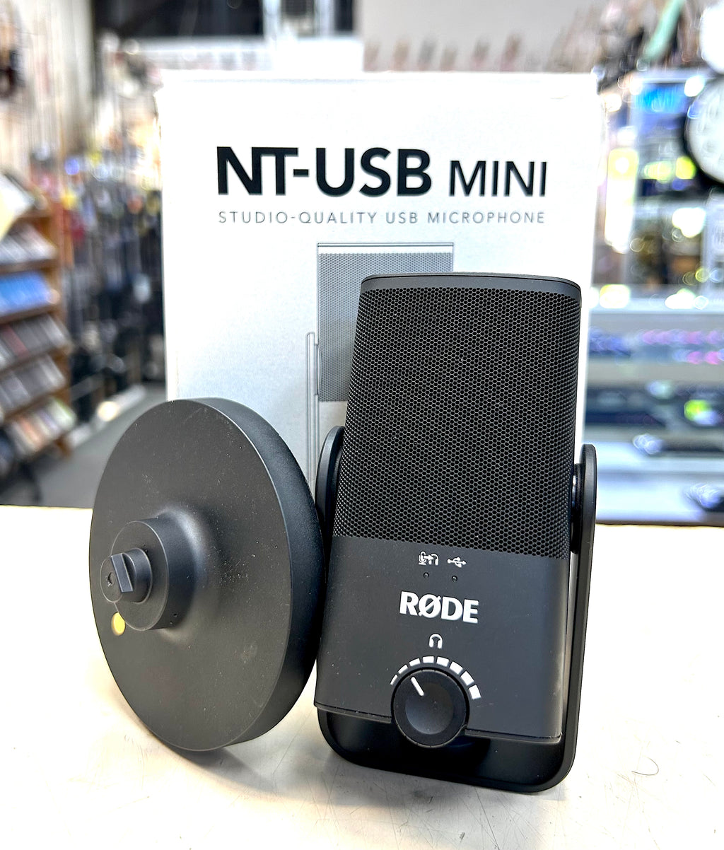 RØDE NT-USB Mini USB Condenser Microphone w/ Stand Studio Quality Podcast Streaming Mic