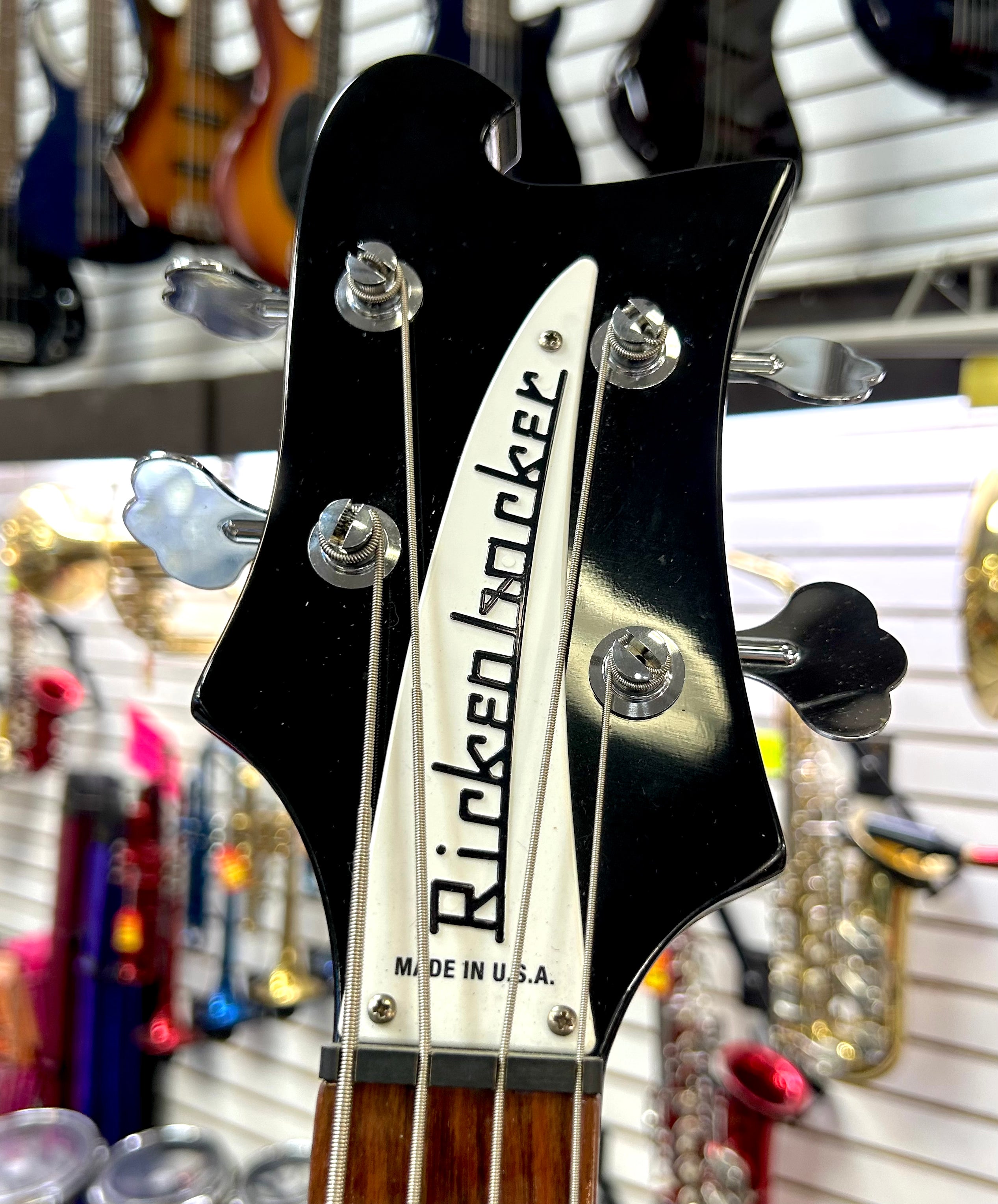 Rickenbacker 4003 Jetglo 4-String Electric Bass Guitar Made in USA w/ Black Hard Shell Case