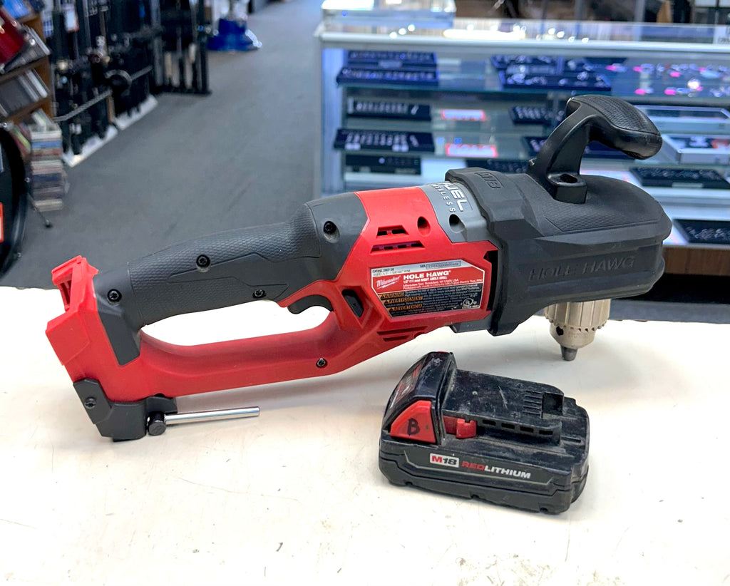 Milwaukee M18 FUEL 1/2” Right Angle Drill with Battery – Pre-Owned, Tested