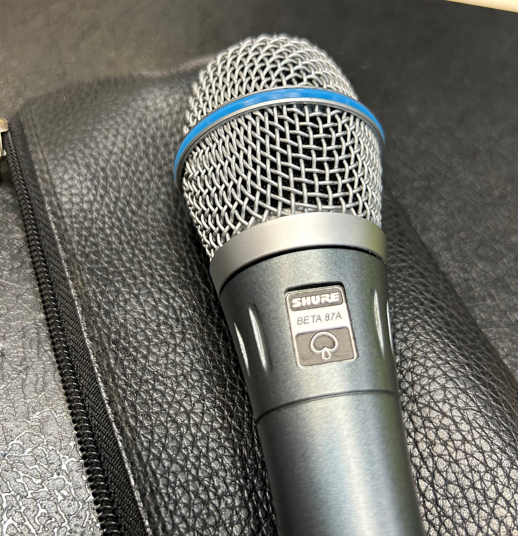Shure Beta 87A Supercardioid Condenser Vocal Microphone w/ Carry Pouch