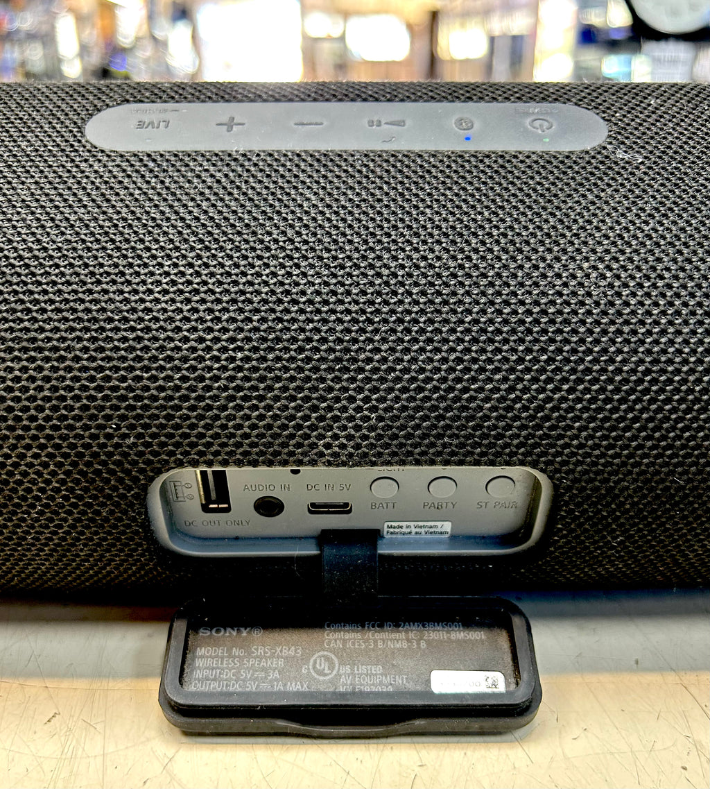 Sony SRS-XB43 EXTRA BASS Portable Bluetooth Speaker