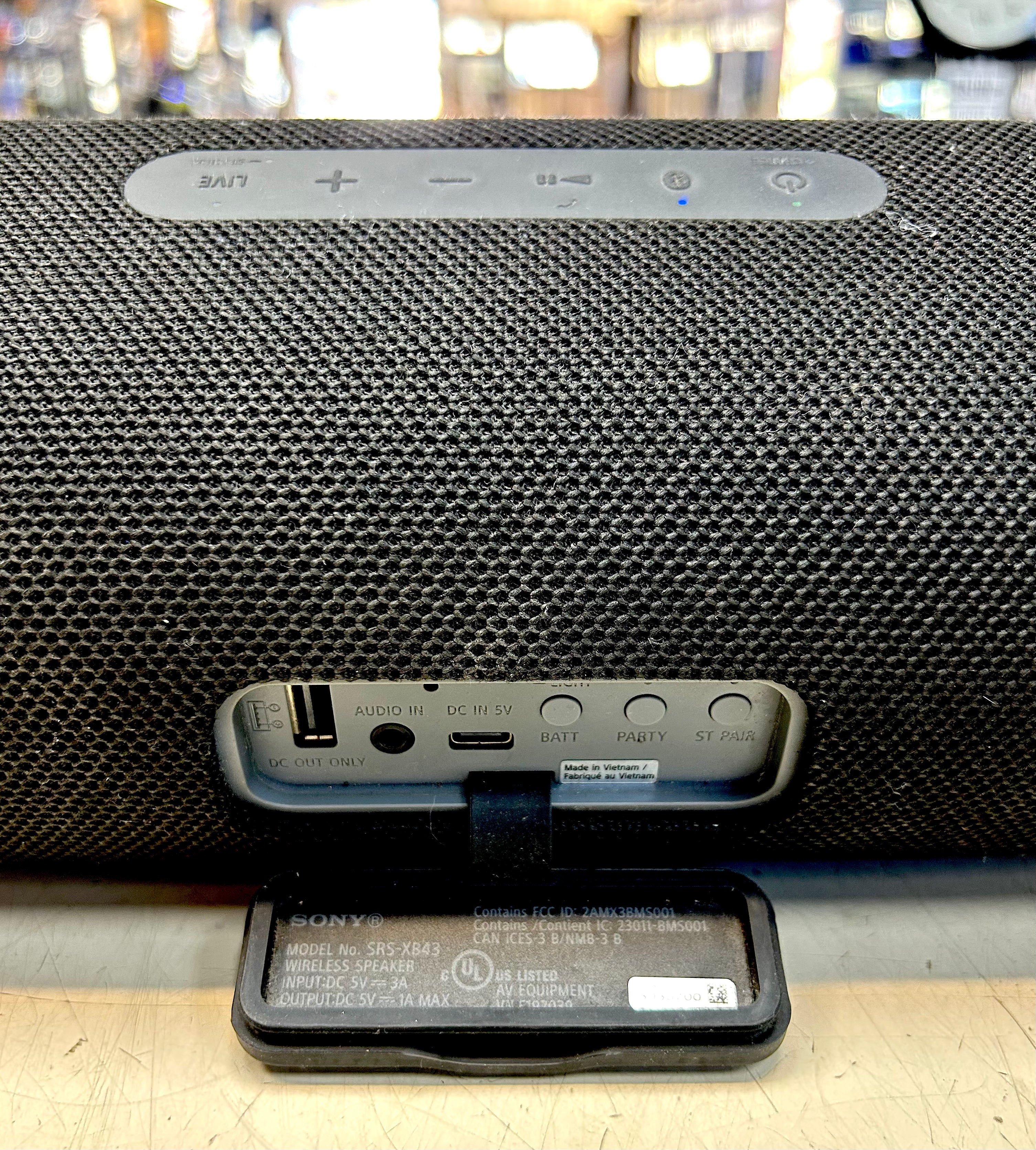 Sony SRS-XB43 EXTRA BASS Portable Bluetooth Speaker