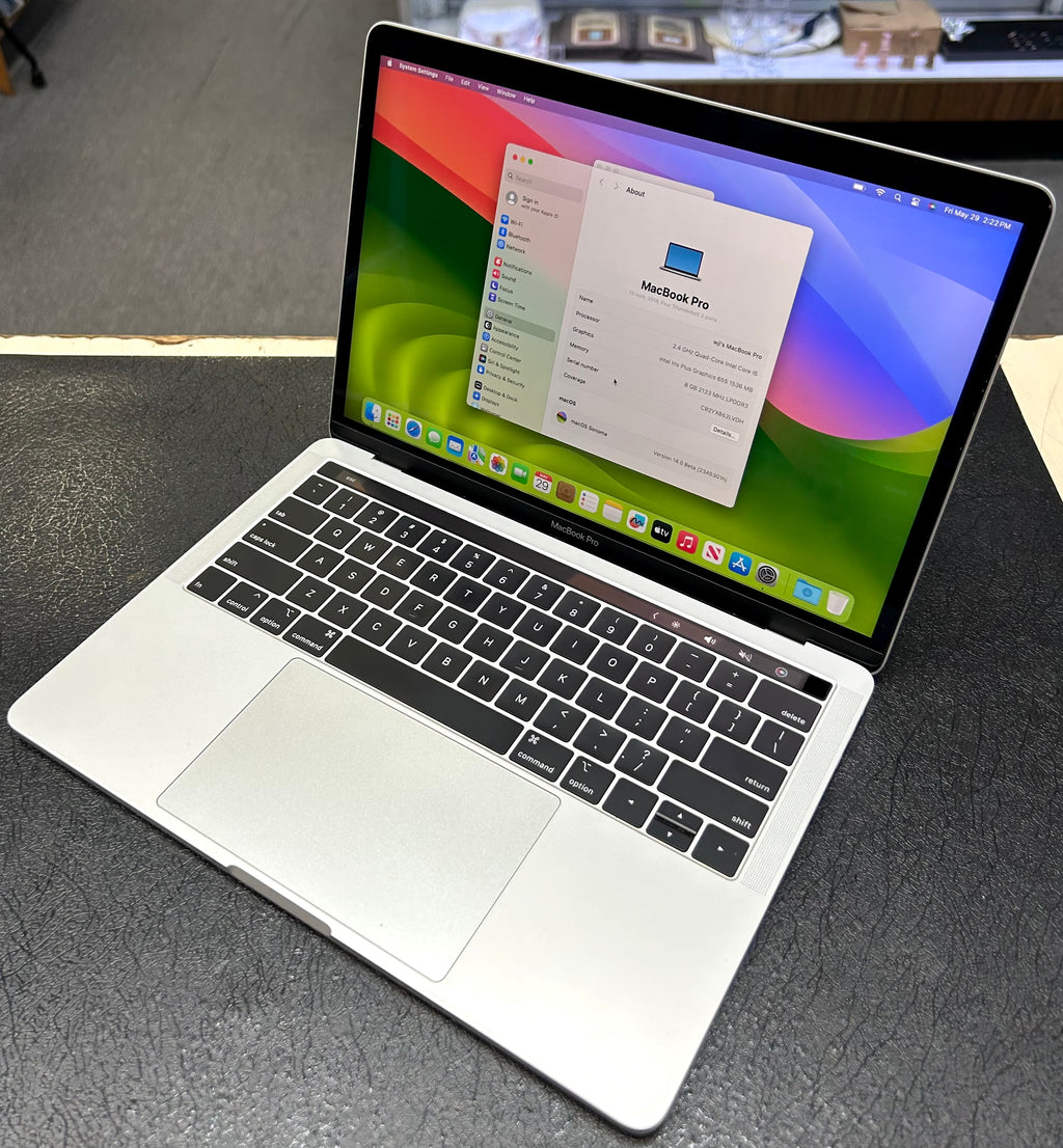 Apple MacBook Pro 13” 2019 Touch Bar Laptop | Intel Core i5 2.4GHz | 8GB RAM | 512GB SSD