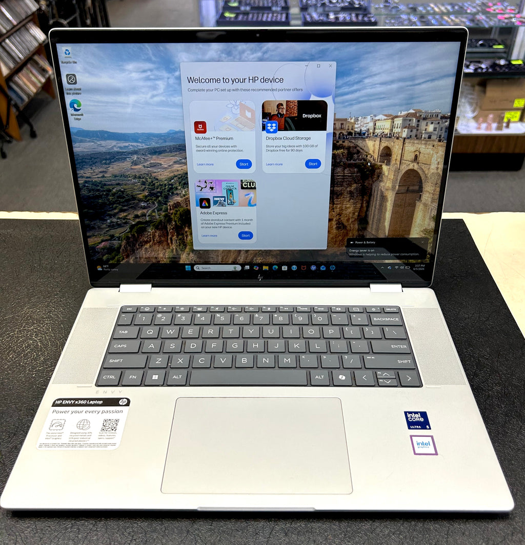 HP Envy x360 16" 2-in-1 Touchscreen Laptop Intel Core Ultra 5 16GB RAM 512GB SSD