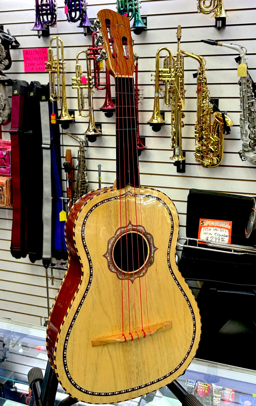 Traditional Serenata Vihuela Accoustic Guitar - Handcrafted in Mexico