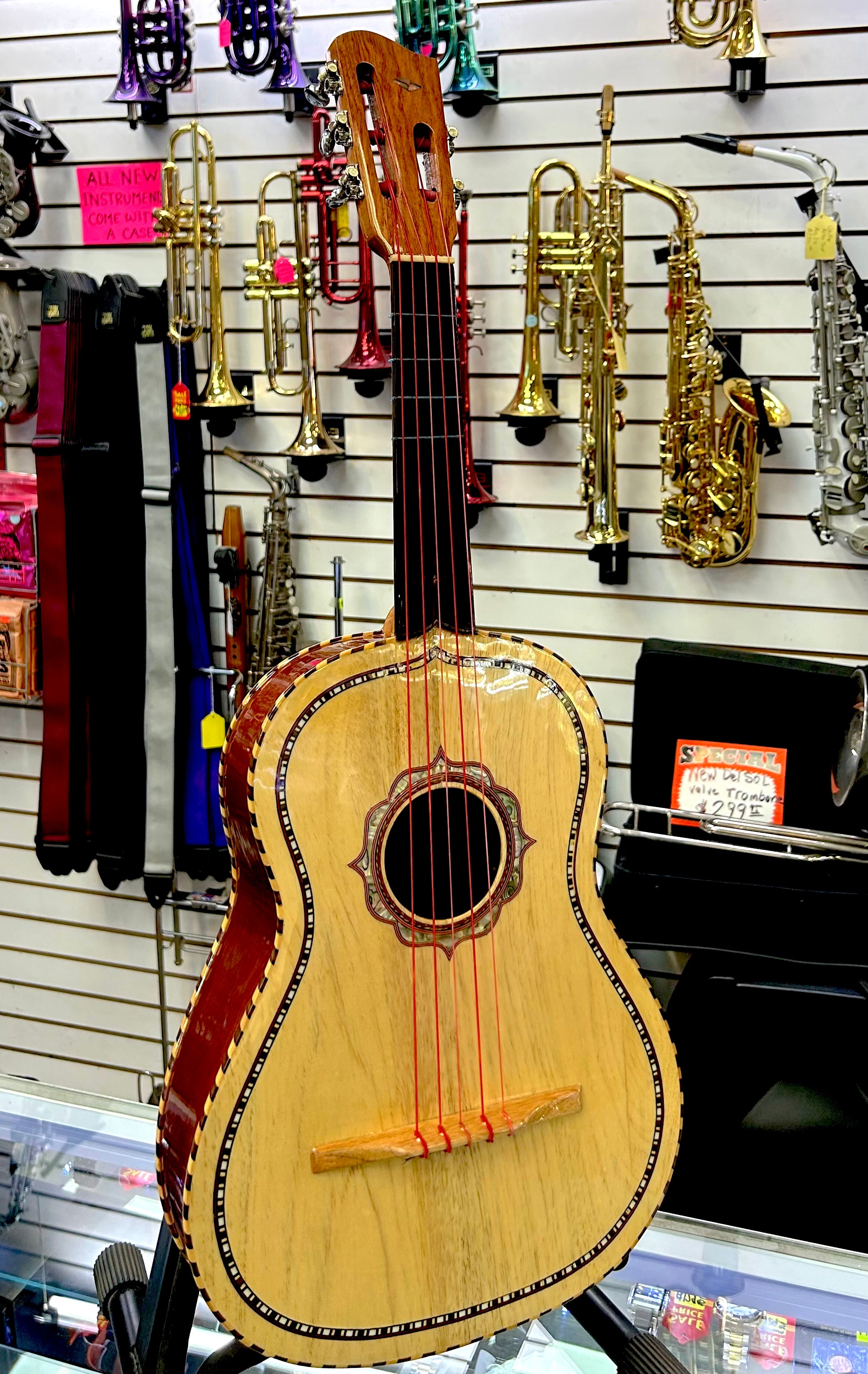 Traditional Serenata Vihuela Accoustic Guitar - Handcrafted in Mexico