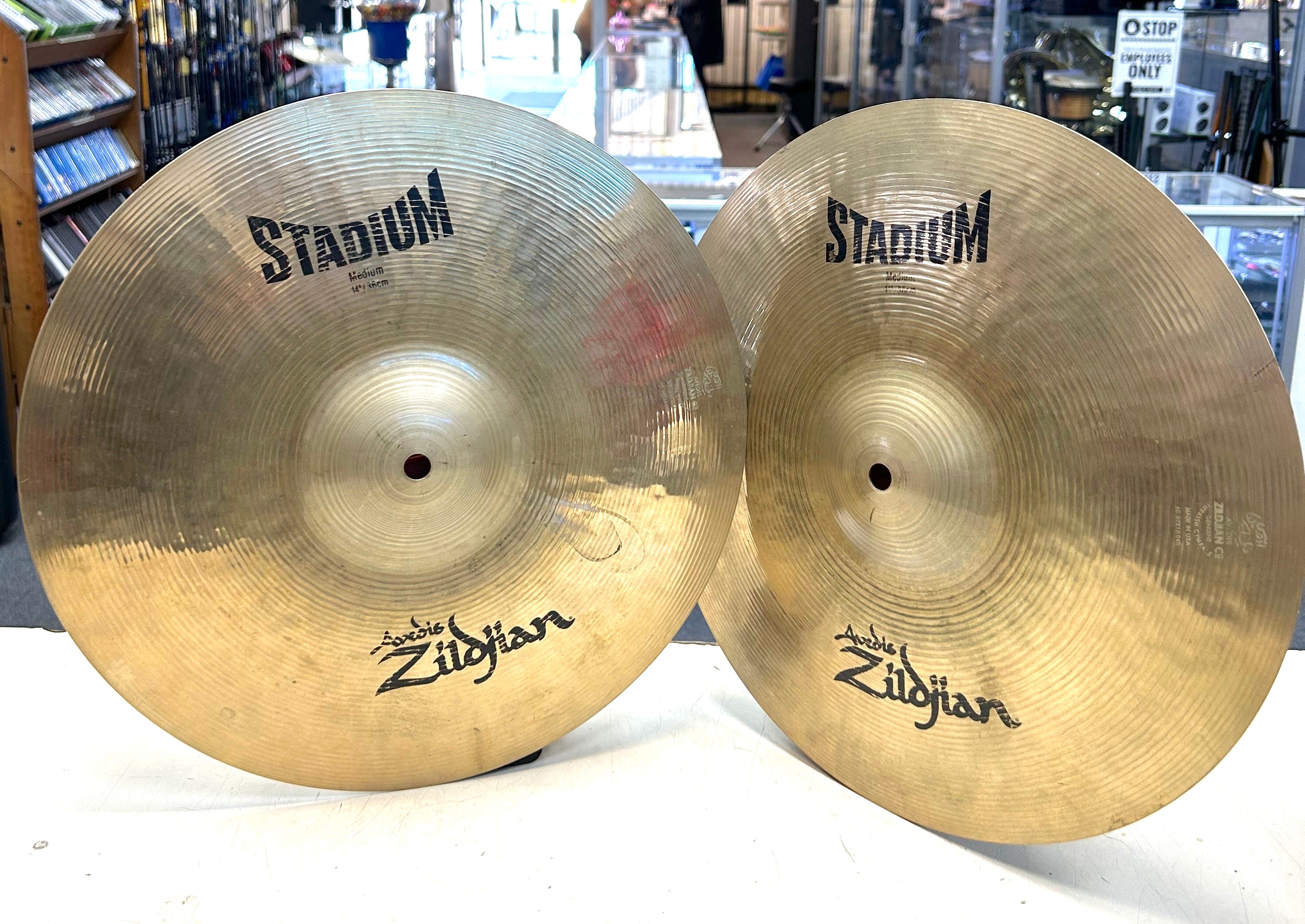 Zildjian Stadium Series 14" Medium Hi-Hat Cymbals - Pair